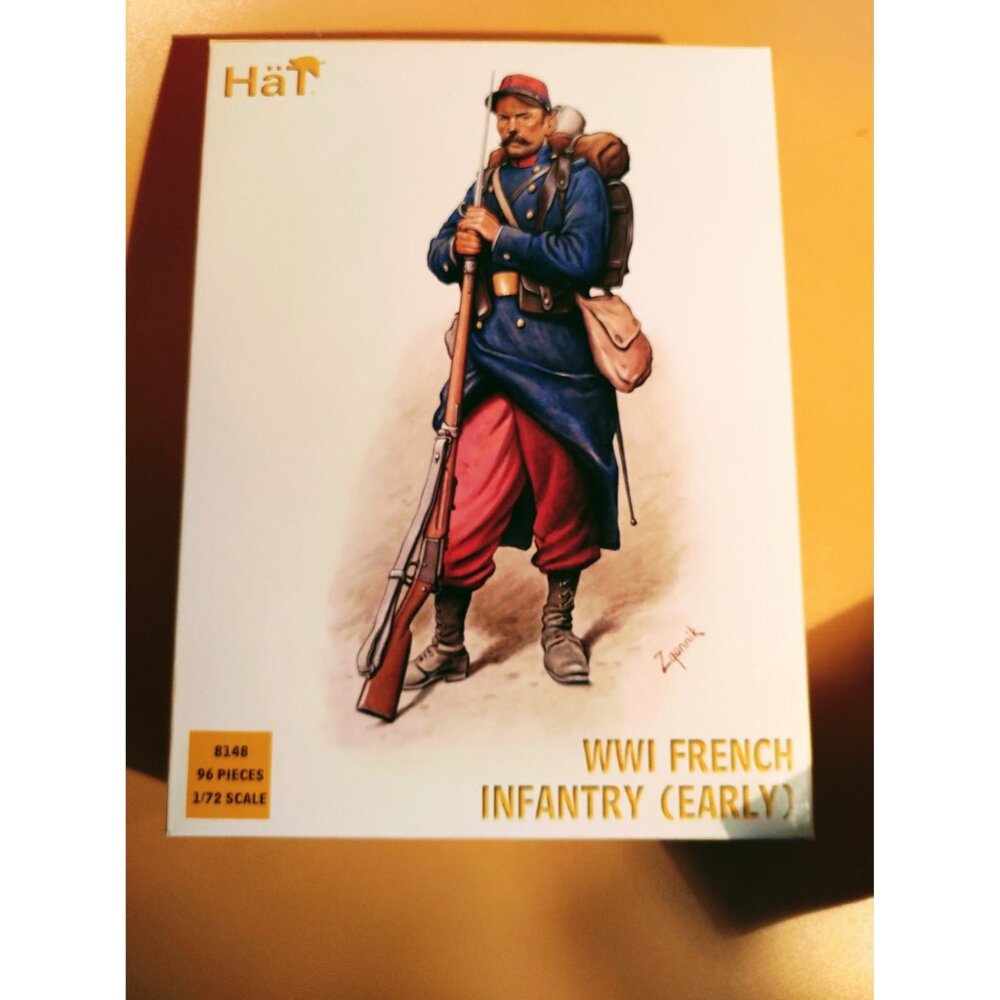 HaT Military Figures WWI Early French Infantry 96 pcs #8148